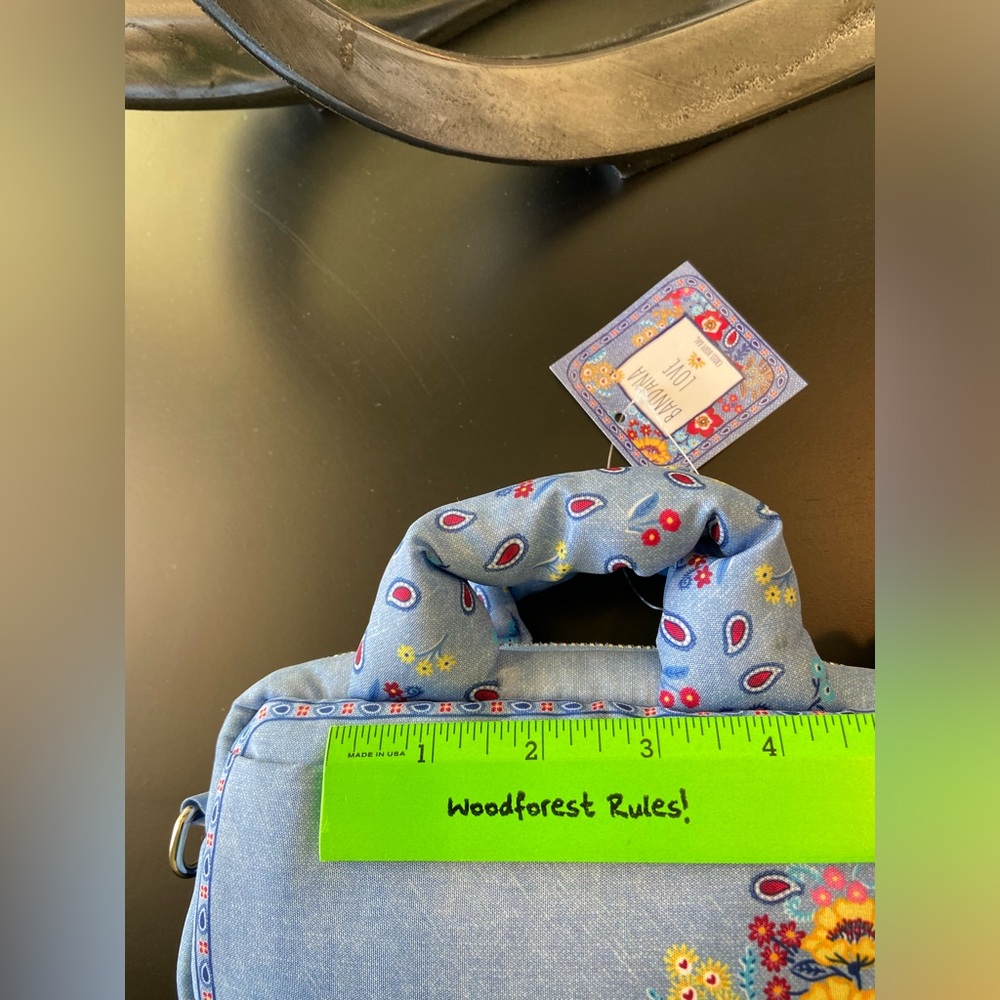 Brighton Love Bandana Cross Body Organizer Bag NWT - Picture 15 of 16